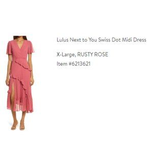 Next to You Swiss Dot Midi Dress